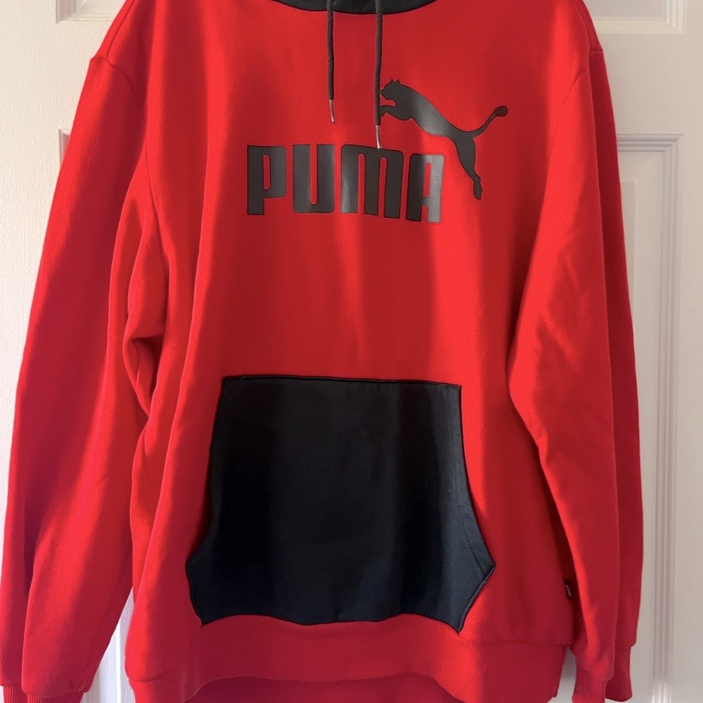 Puma Red and Black Athletic Jacket